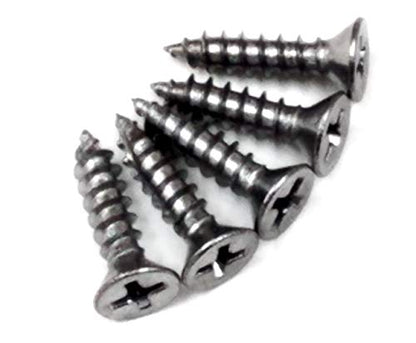 Hinge Outlet Wood Screws, Heavy-Duty Screws for Doors, Cabinets, Furniture & DIY Projects (Satin Chrome, 9 x 3/4 Inch, 24 Pack) - color: SATIN CHROME