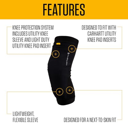 Carhartt Utility Knee Sleeve, Black, Large - size: Large