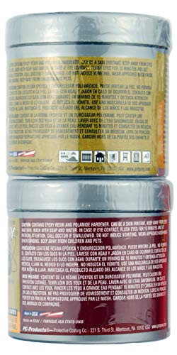 PC Products PC-Woody Wood Repair Epoxy Paste, Two-Part 6 oz in Two Cans, Tan 083338 - size: 6 oz, style: PC-Woody