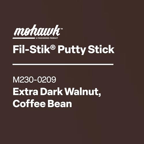 Mohawk Fil-Stik, Wax Putty Repair Extra Dark Walnut, Coffee Bean, M230-0209