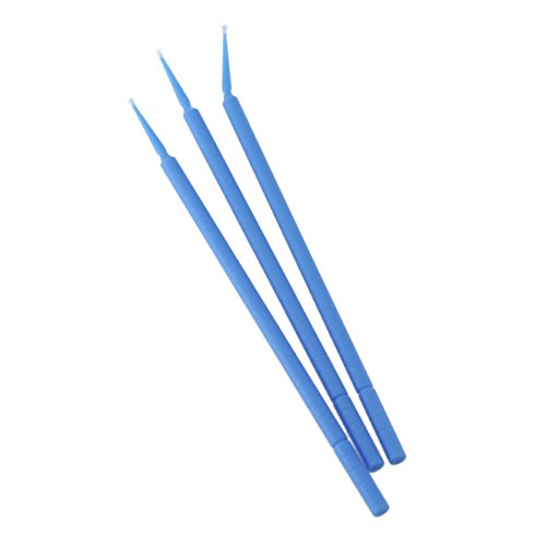 BeeSure BE504T Micro-Applicators, Regular Tip, Disposable, Blue (Pack of 400) - style: Regular Tip