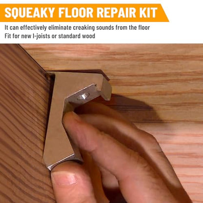 Squeaky Floor Repair Kit, 12 Pack Aluminum Alloy Floor Repair Tool