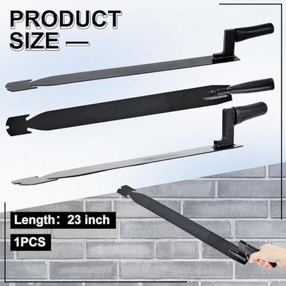 Black 23 Inch Roof Slate Ripper Shingle Nail Puller Removal Tool - color: Black, size: 23 Inch