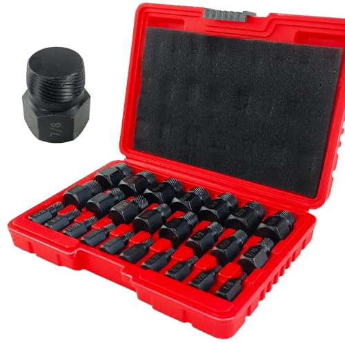25Pc Screw Extractor Set for Stripped/Broken Bolts Nuts & Studs