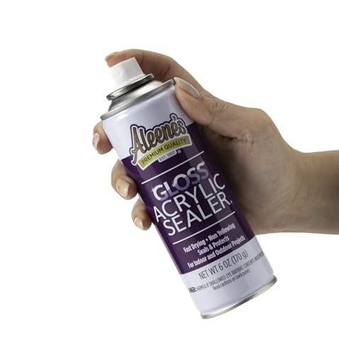 Aleene's Spray Acrylic Sealer, Gloss Clear Finish, 6 oz - color: Clear - Gloss