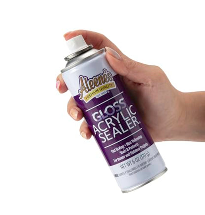 Aleene's Spray Acrylic Sealer, Gloss Clear Finish, 6 oz - color: Clear - Gloss