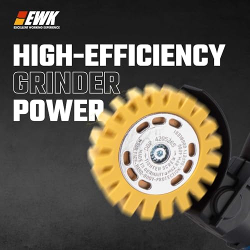 EWK Adhesive Eraser Wheel for Grinder, Hollow Serrated Decal Remover, Automotive Paint-Safe, Vinyl & Pinstripe Removal for Cars, Boats & Motorcycles - style: Hollow Serrated