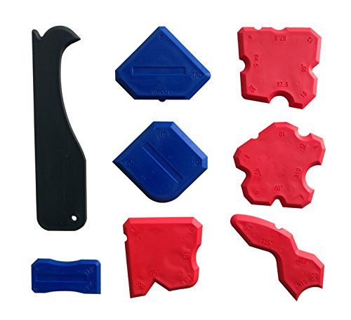 Silicone Sealant Finishing Smoothing Tools, 8 Pieces