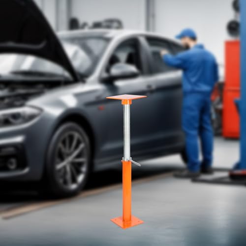 House Floor Jack, 23"-35" Height Range, 16000 lbs Max Load Capacity, Lift Support Telescoping Jack Post, Steel Temporary Support Column, Adjustable Jacking Post for Basement, Beam, Construction - size: 23"-35"