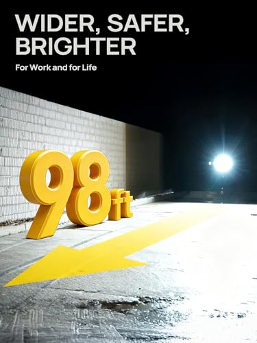 Rechargeable Work Light with Stand, 3 Detachable Panels (Large) - color: Yellow Rechargeable Work Light with Stand 67"