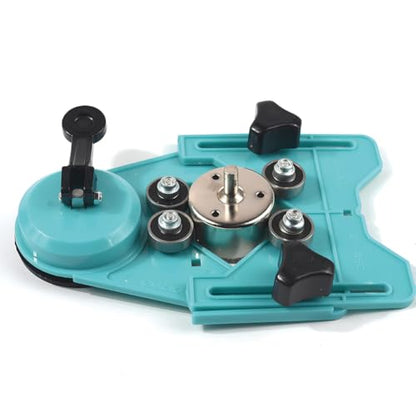Joyzan Drill Bit Hole Saw Guide, Adjustable Punch Locator Jig Fixture