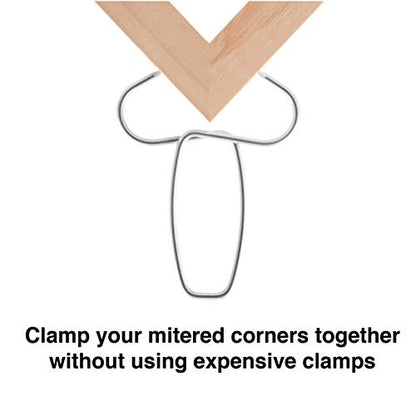 Spring Miter Clamp Deluxe Pack with Caribiner Clip
