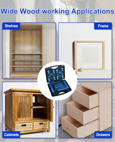 8 Pcs Corner Clamps for Woodworking, 90 Degree Clamp With Storage Box. - size: 8PCS