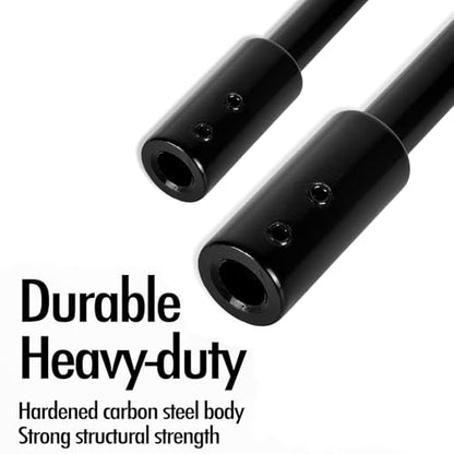 7 Inch Forstner Bit Extension for 3/8'' Round Shank Black Hole Saw Drill Chuck Extension Adding 5-3/4 inches Drilling Depth to Forstner Drill Bit for Wood Turners Furniture Carpentry - size: 7'' Long for 3/8'' Round Shank