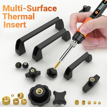 Preciva Heat Set Insert Tool, M2-M8 Threaded Inserts Kit for 3D Printing
