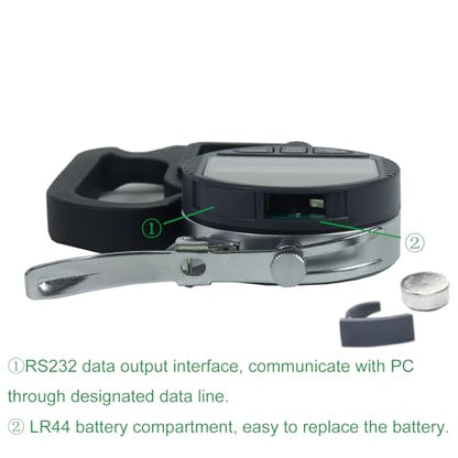 Digital Thickness Gauge 1 inch/0-25.4mm, 0.0005inch/0.01mm Accuracy - size: 1"/0.0005"