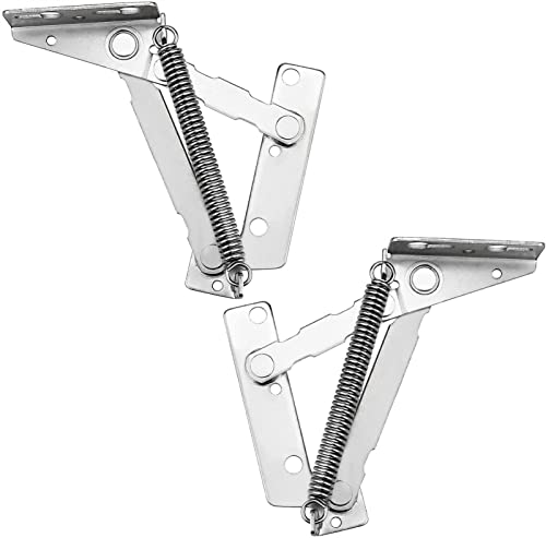 1 Pair Heavy Duty Spring Hinges 80 Degree Cabinet Door 10 kg Load