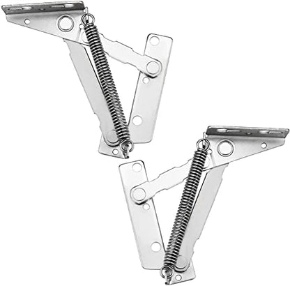 1 Pair Heavy Duty Spring Hinges 80 Degree Cabinet Door 10 kg Load
