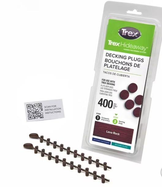 Trex Decking Plugs (400ct) (Lava Rock 400ct) - color: Lava Rock 400ct