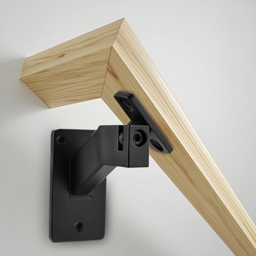 Adjustable Handrail Brackets, Heavy Duty Stair Railing Brackets for Staircase Banister, 3 Pack - size: 3 Pack
