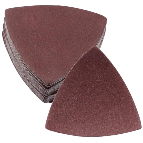 100 Pcs Triangle Sanding Pads, 80mm, 240 Grit - size: 240 Grit