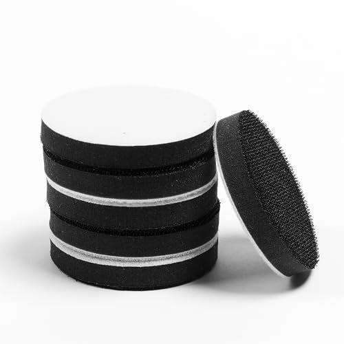 3-Inch Hook and Loop Soft Sponge Cushion Interface Buffer Pad, Pack of 6 - size: 3inch-6pcs