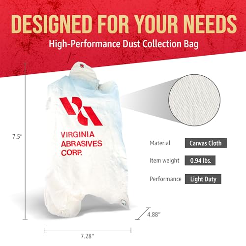 Floor Sander Dust Collector Bag, FlorBoss® Compatible, Reusable Cloth - style: Light Duty (Florboss)