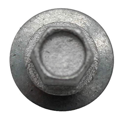 10 x 1 NO Paint Metal Roofing Screws - Hex Washer Head- Self-Starting/Tapping - EPDM Washer. 1 Bag - 250 Screws - color: NO PAINT, size: 1"