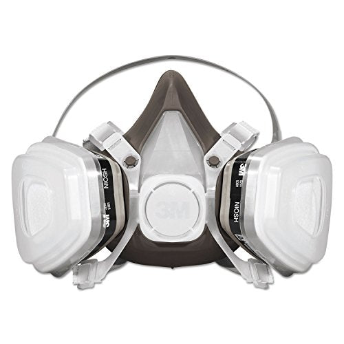 3M Half Facepiece Disposable Respirator Assembly 53P71, NIOSH, Large