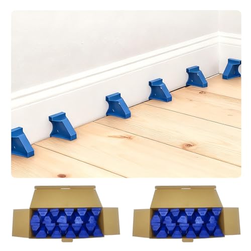 40 Pack Flooring Spacers, 2 in 1 Laminate Floor Installation Kit