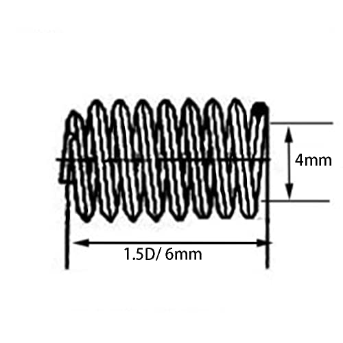 M4 x 0.7mm x 1.5D Helicoil Wire Inner Thread Inserts, Coiled Wire Helical Screws, 304 Stainless Steel, Metric, 100Pcs - size: M4*0.7*1.5d