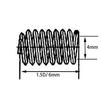 M4 x 0.7mm x 1.5D Helicoil Wire Inner Thread Inserts, Coiled Wire Helical Screws, 304 Stainless Steel, Metric, 100Pcs - size: M4*0.7*1.5d