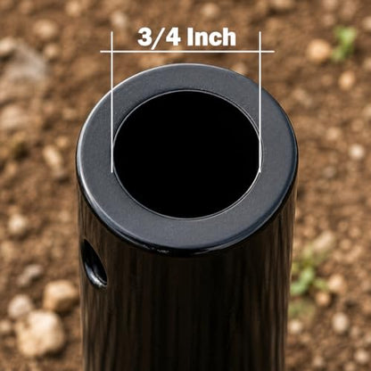 XtremepowerUS 3 Pieces Auger Extension Drill Bits (8", 12", 20" Length) Extension Earth Ice Auger Extension Set Post Hole Digger Replacement Compatible to 3/4" Shaft Post Hole Digger Replacement - size: Extension Set