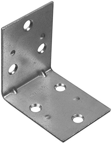 Stanley Hardware S755-685 CD994 Double Wide Corner Brace in Zinc plated, 2 pack