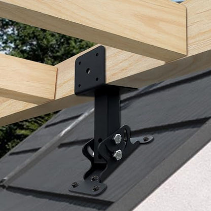 3Pcs Roof Riser Brackets Kit Pergola Beam Support Brackets