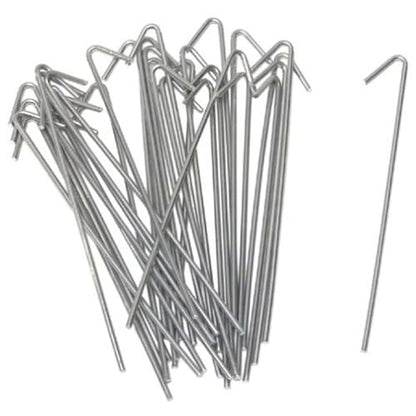 9 Gauge Heavy Duty Fence Ties - Hooked Aluminum Wire Ties for Chain Link Fence - Ties Chain Link Fence Wire to Posts and Rails (Aluminum, 8-1/4" - 300 Pack) - color: Aluminum, size: 8-1/4" - 300 Pack