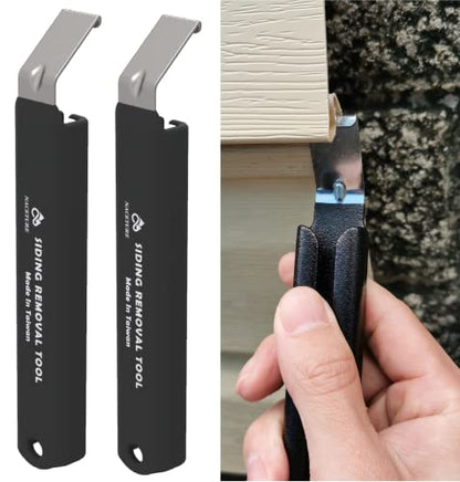 NACETURE Heavy Duty Vinyl Siding Removal Tool, 7 Inch Steel Zip Tool
