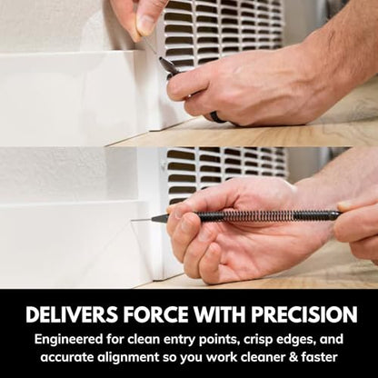 HIT Tool Deluxe Woodworking Kit - Chisel & Self-Centering Punch, 5-Piece