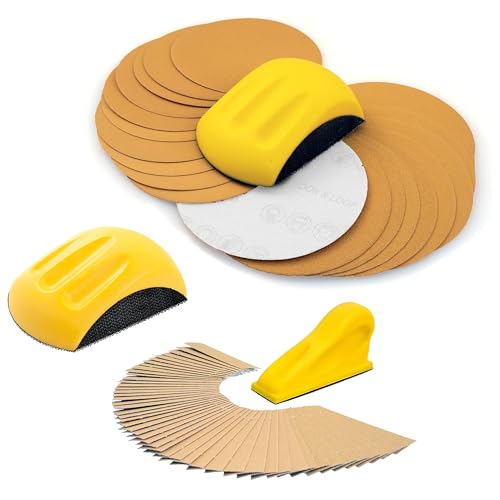 6" Sanding Mouse & Detail Sanding Kit with Sand Paper Assortment Pack - size: 6", style: 73 Piece 6" Sanding Mouse & Detail Sander Kit