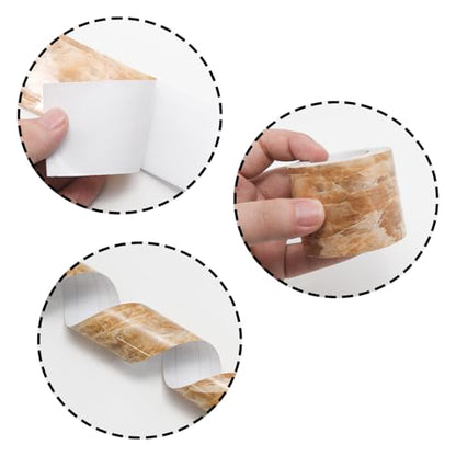 Lilaly 2 inches x 32 feet Wood Grain Repair Tape,Wood Grain Tape,Widely Used for Tables, Doors, Floor and DIY(Huang Bingyu) - color: Huang Bingyu