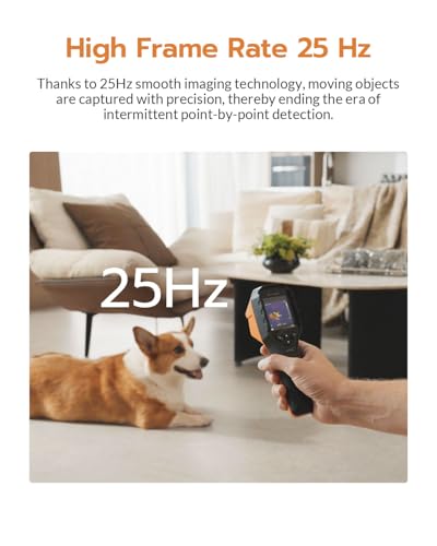 GT14S Thermal Imaging Camera with Edge Enhancement, Thermometer Mode