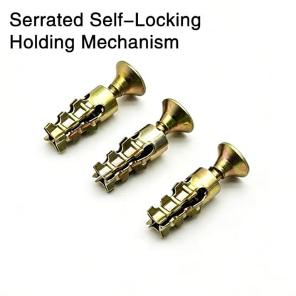 6×14mm Short Expansion Screw Set for Door Hinge Repair(50)