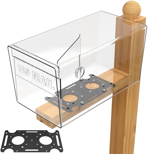 Mailbox Mounting Bracket, Plate for Post Mount Mailboxes - color: Mounting Bracket