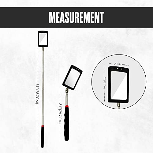 Inspection Mirror, Telescoping Mirror, Mechanic, Extendable, Welding, Small