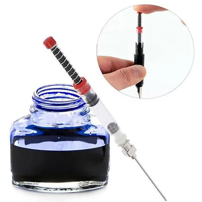 5 Pack Syringe Set with Blunt Tip Needles Plastic Syringes for Glue Ink Liquid Filling Precision Applicator for Crafts Woodworking Rhinestones Refillable Easy Control and Clean