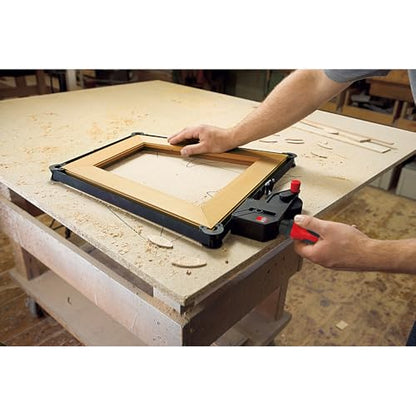 BESSEY VAS-23+2K-CB, 23 ft Variable Angle Strap Clamp with 4 Clips