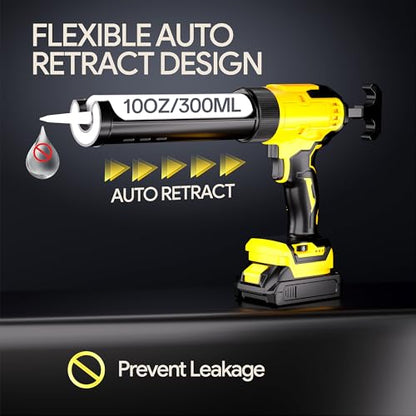 Cordless Caulking Gun Compatible With DeWalt 20V Max Battery(NO Battery)