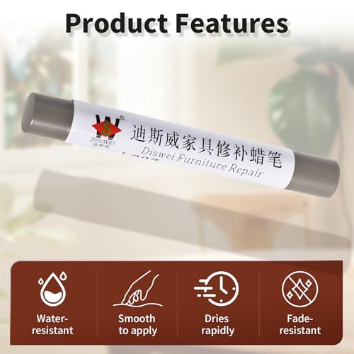 Wood Filler Sticks, Stone Texture, Scratch Repair Crayons - color: Stone Texture