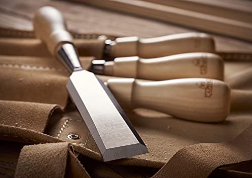 Stanley 1-16-791 Chisel-Set Sweetheart (4-piece), Silver/Tan Brown
