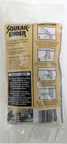 Squeak Ender 2084 Hardwood Floor Subfloor Squeak Eliminator Brackets 12 Pack